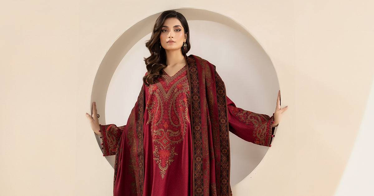 Maira B | Ready to Wear | DW-W24-100 by Maria Faisal - Registered Vendor of : Maria B - type : Wedding Dress - 100% original wedding dresses