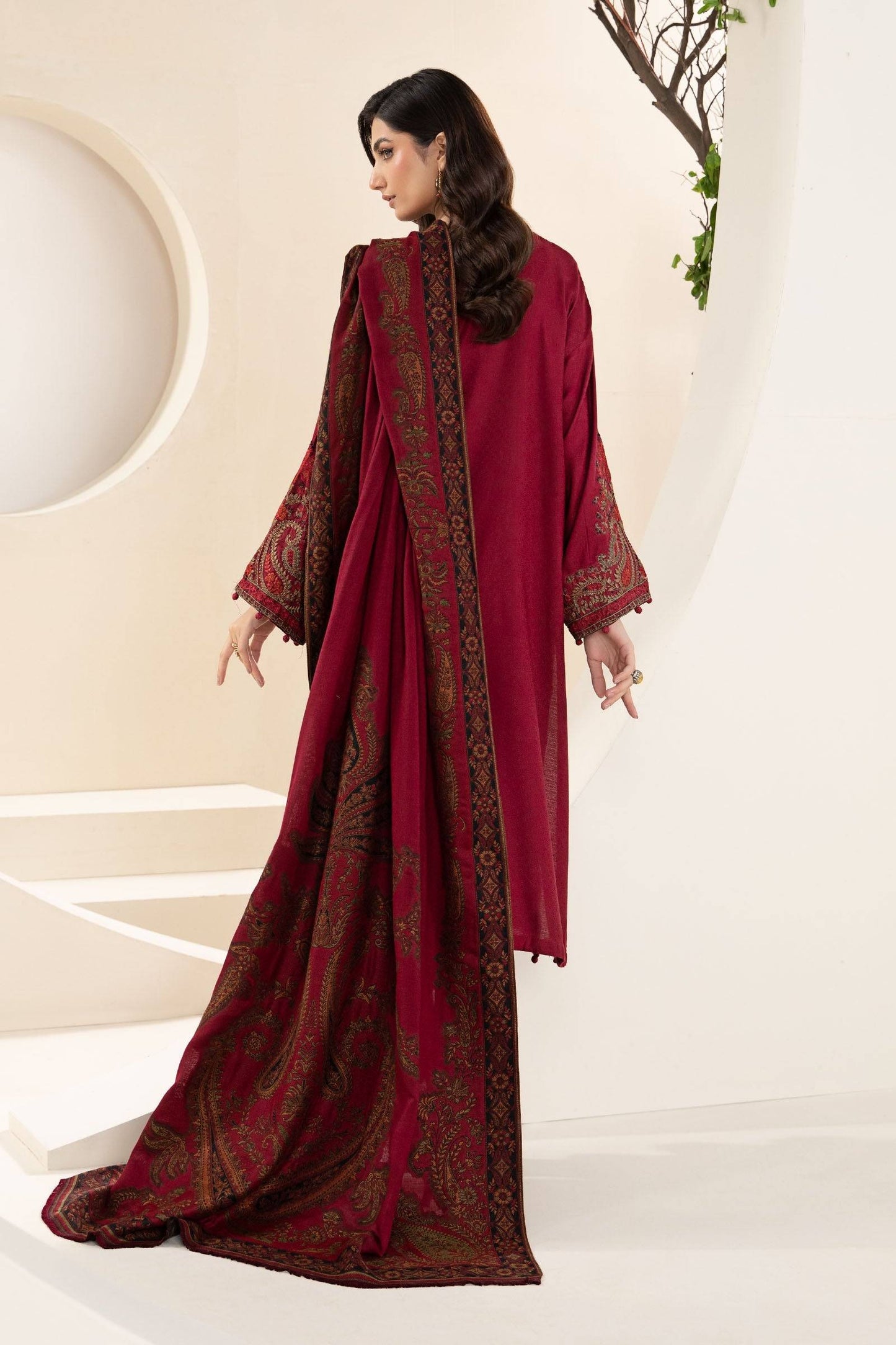 Maira B | Ready to Wear | DW-W24-100 by Maria Faisal - Registered Vendor of : Maria B - type : Wedding Dress - 100% original wedding dresses