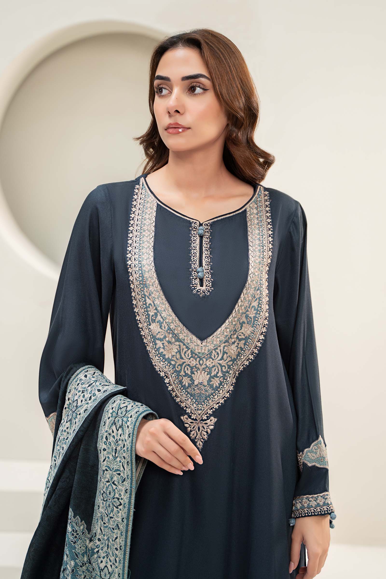 Maira B | Ready to Wear | DW-W24-102 by Maria Faisal - Registered Vendor of : Maria B - type : Wedding Dress - 100% original wedding dresses
