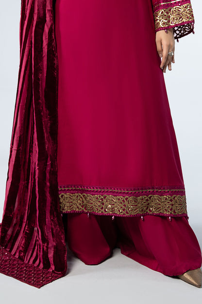 Maira B | Ready to Wear | DW-W24-103 Pink by Maria Faisal - Registered Vendor of : Maria B - type : Wedding Dress - 100% original wedding dresses