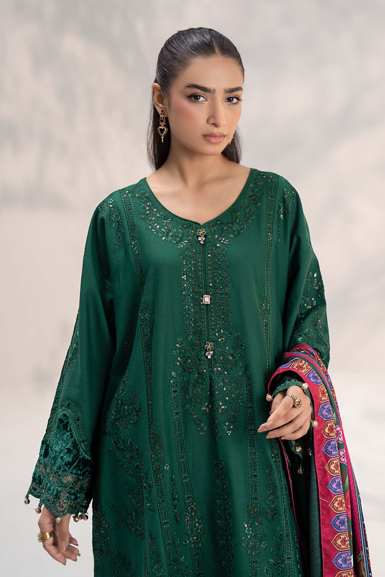 Maira B | Ready to Wear | DW-W24-104 by Maria Faisal - Registered Vendor of : Maria B - type : Wedding Dress - 100% original wedding dresses