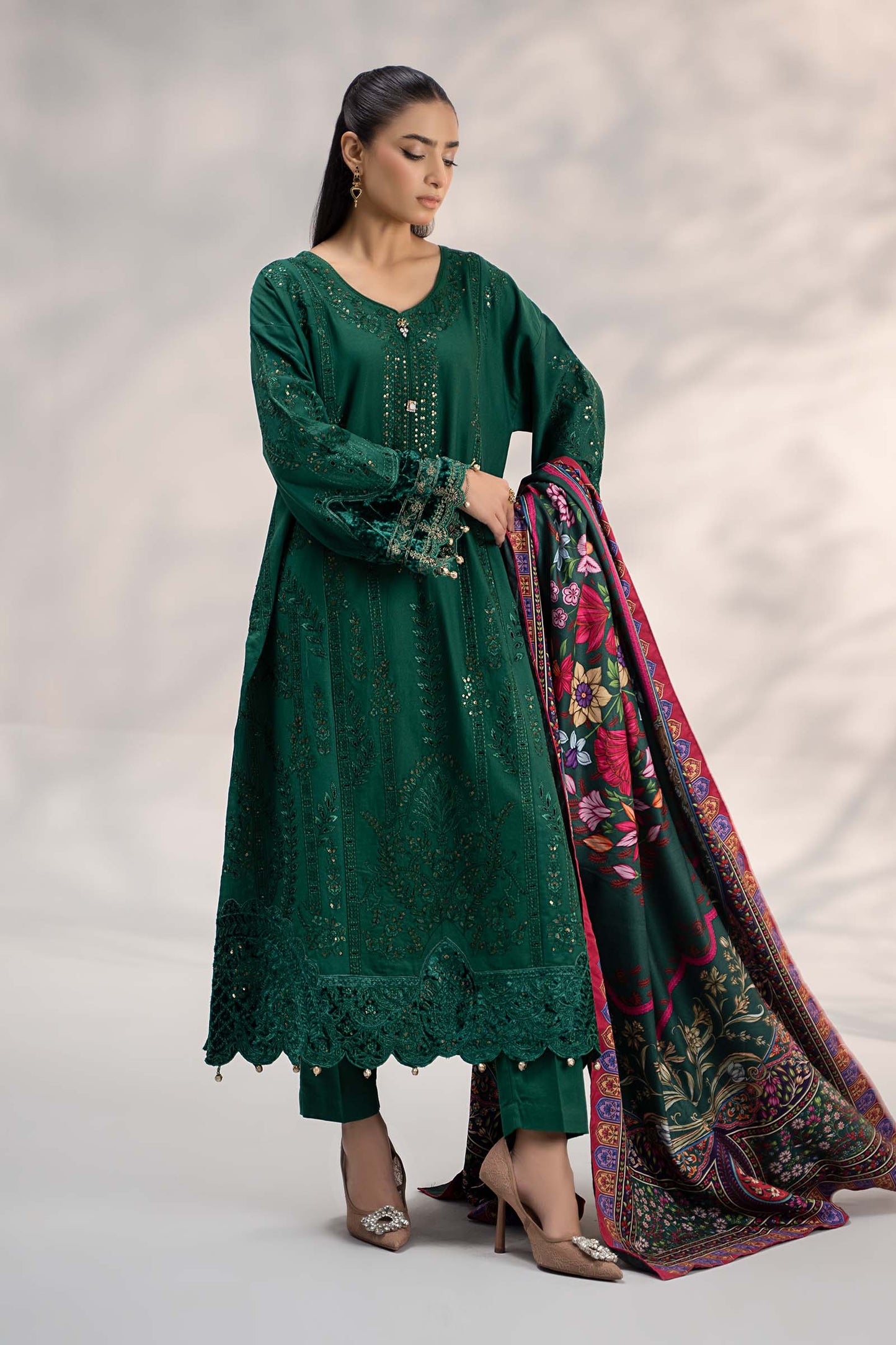 Maira B | Ready to Wear | DW-W24-104 by Maria Faisal - Registered Vendor of : Maria B - type : Wedding Dress - 100% original wedding dresses