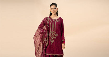Maira B | Ready to Wear | DW-W24-106 by Maria Faisal - Registered Vendor of : Maria B - type : Wedding Dress - 100% original wedding dresses