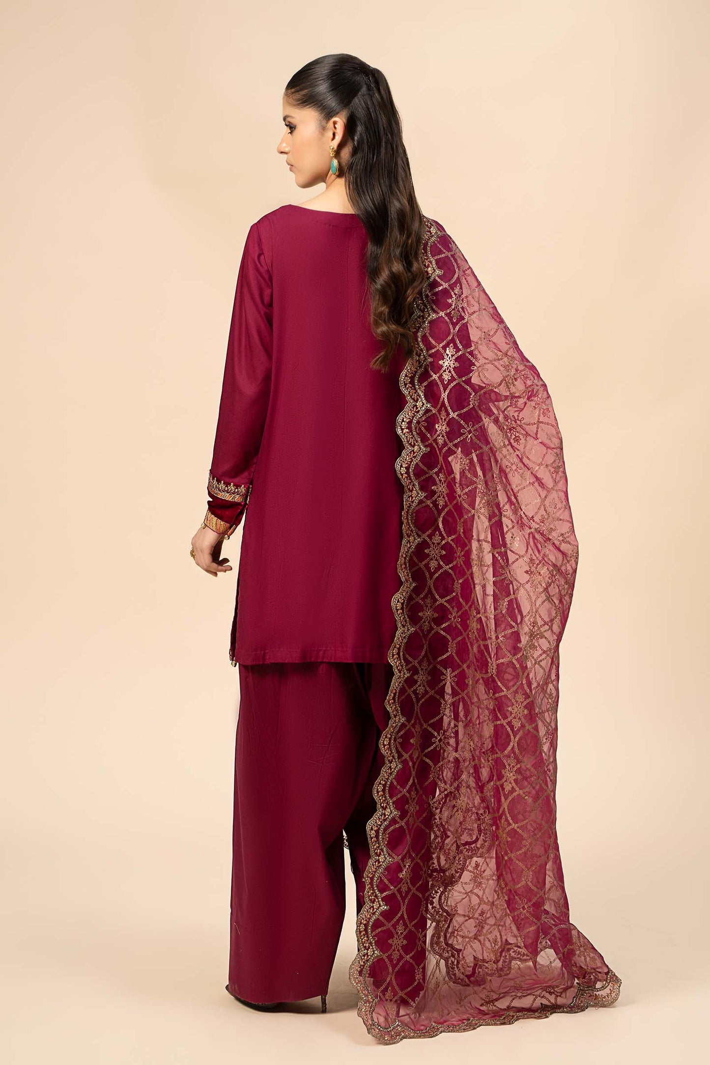 Maira B | Ready to Wear | DW-W24-106 by Maria Faisal - Registered Vendor of : Maria B - type : Wedding Dress - 100% original wedding dresses