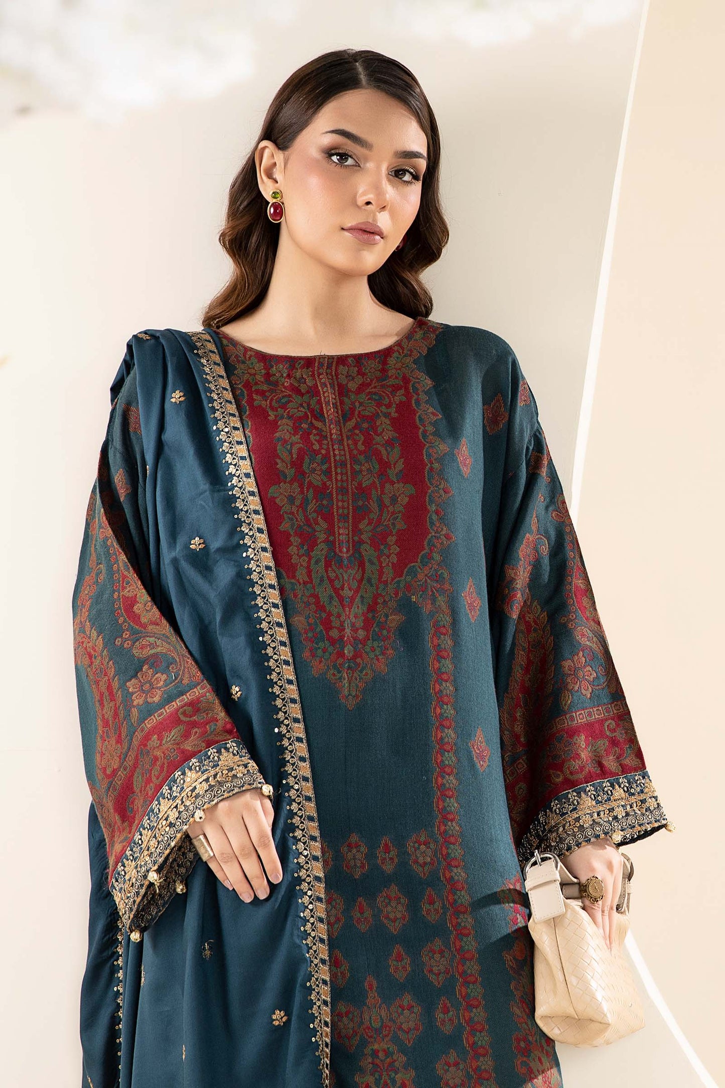 Maira B | Ready to Wear | DW-W24-107 by Maria Faisal - Registered Vendor of : Maria B - type : Wedding Dress - 100% original wedding dresses