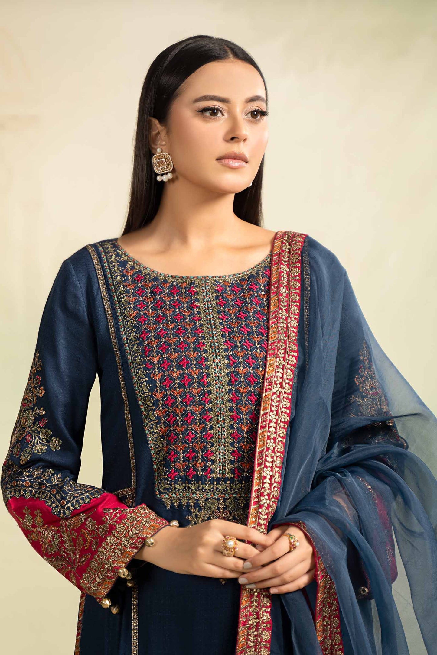 Maira B | Ready to Wear | DW-W24-111 by Maria Faisal - Registered Vendor of : Maria B - type : Wedding Dress - 100% original wedding dresses