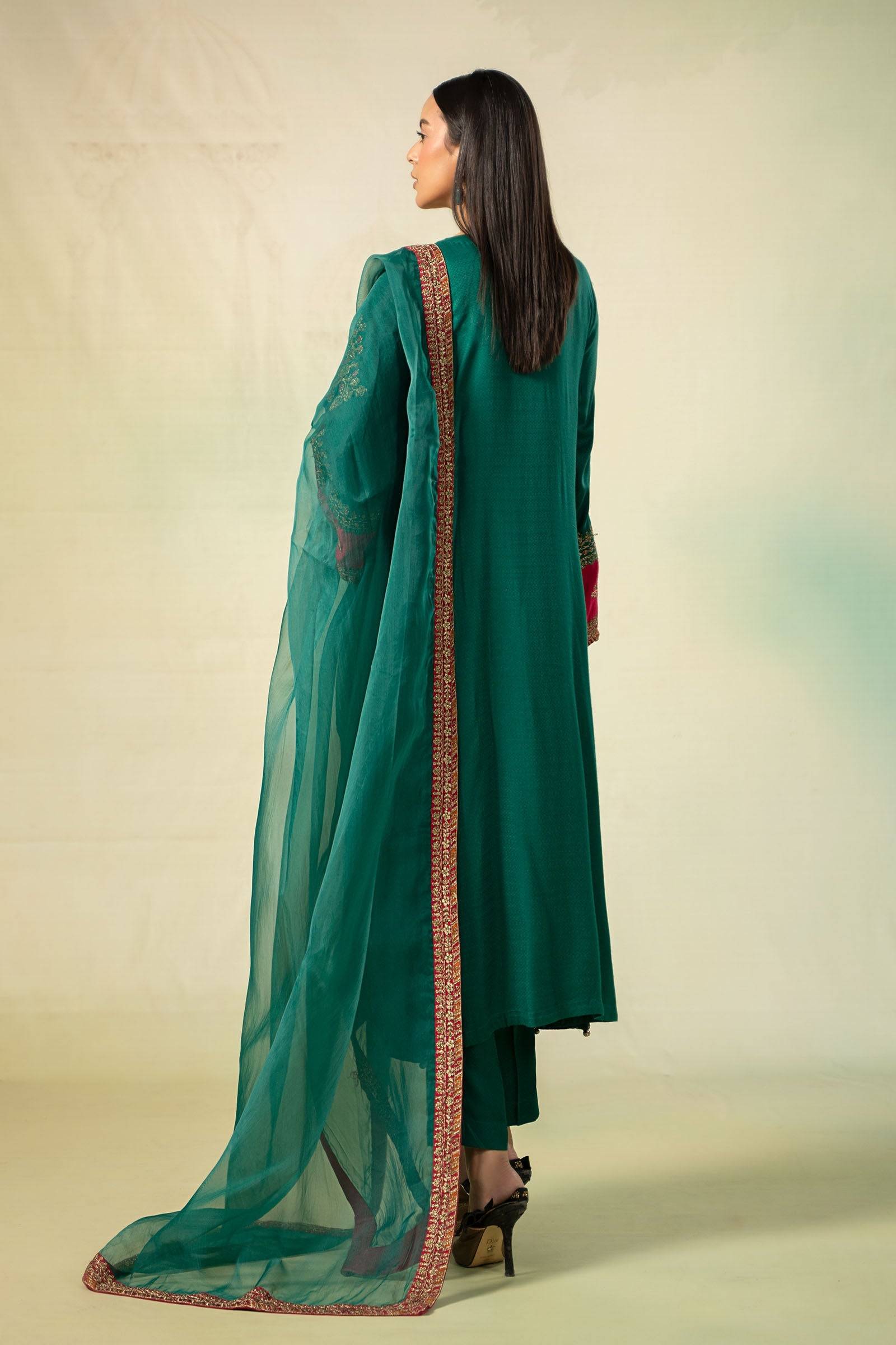 Maira B | Ready to Wear | DW-W24-111 by Maria Faisal - Registered Vendor of : Maria B - type : Wedding Dress - 100% original wedding dresses