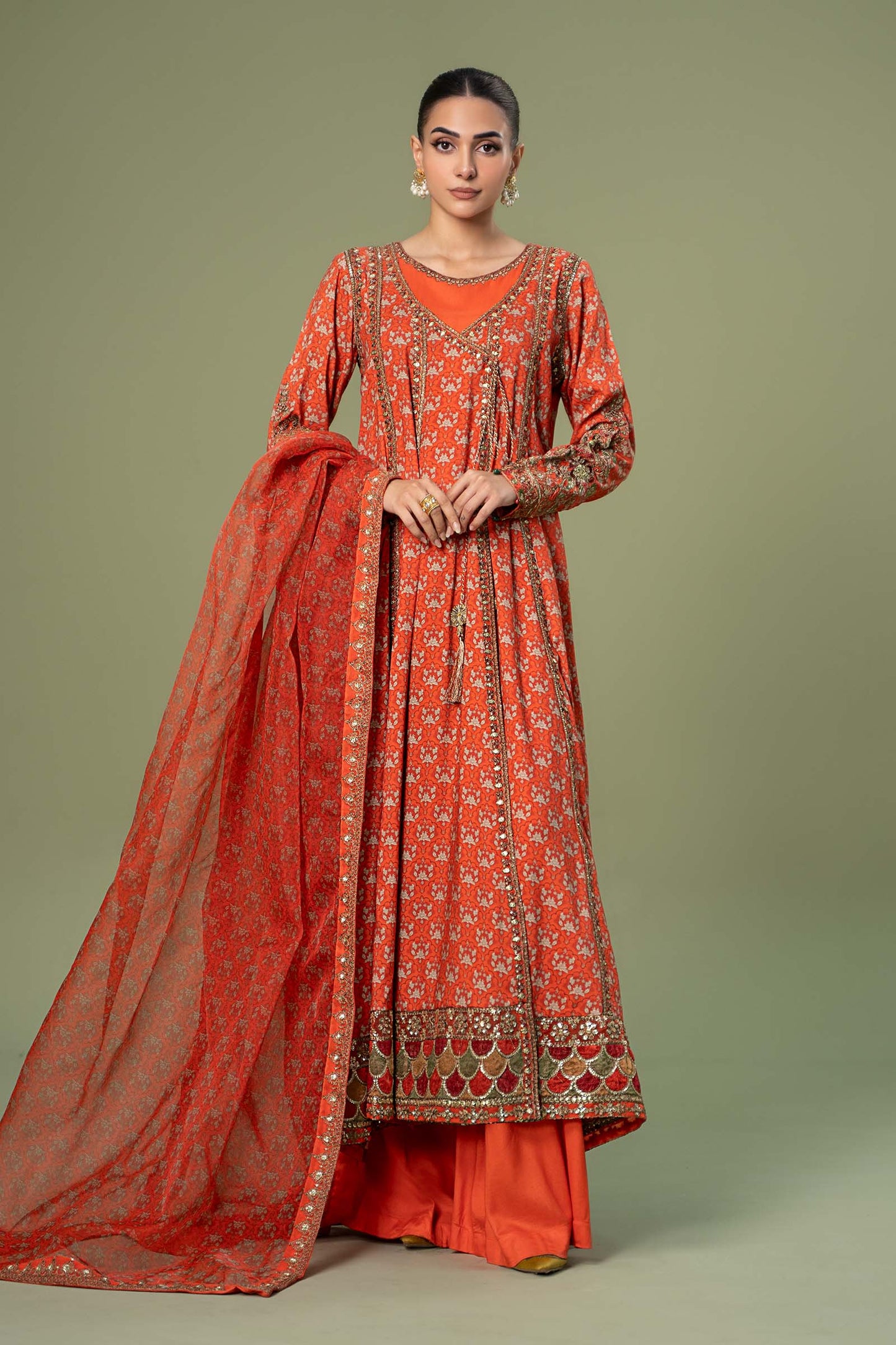 Maira B | Ready to Wear | DW-W24-128 by Maria Faisal - Registered Vendor of : Maria B - type : Wedding Dress - 100% original wedding dresses