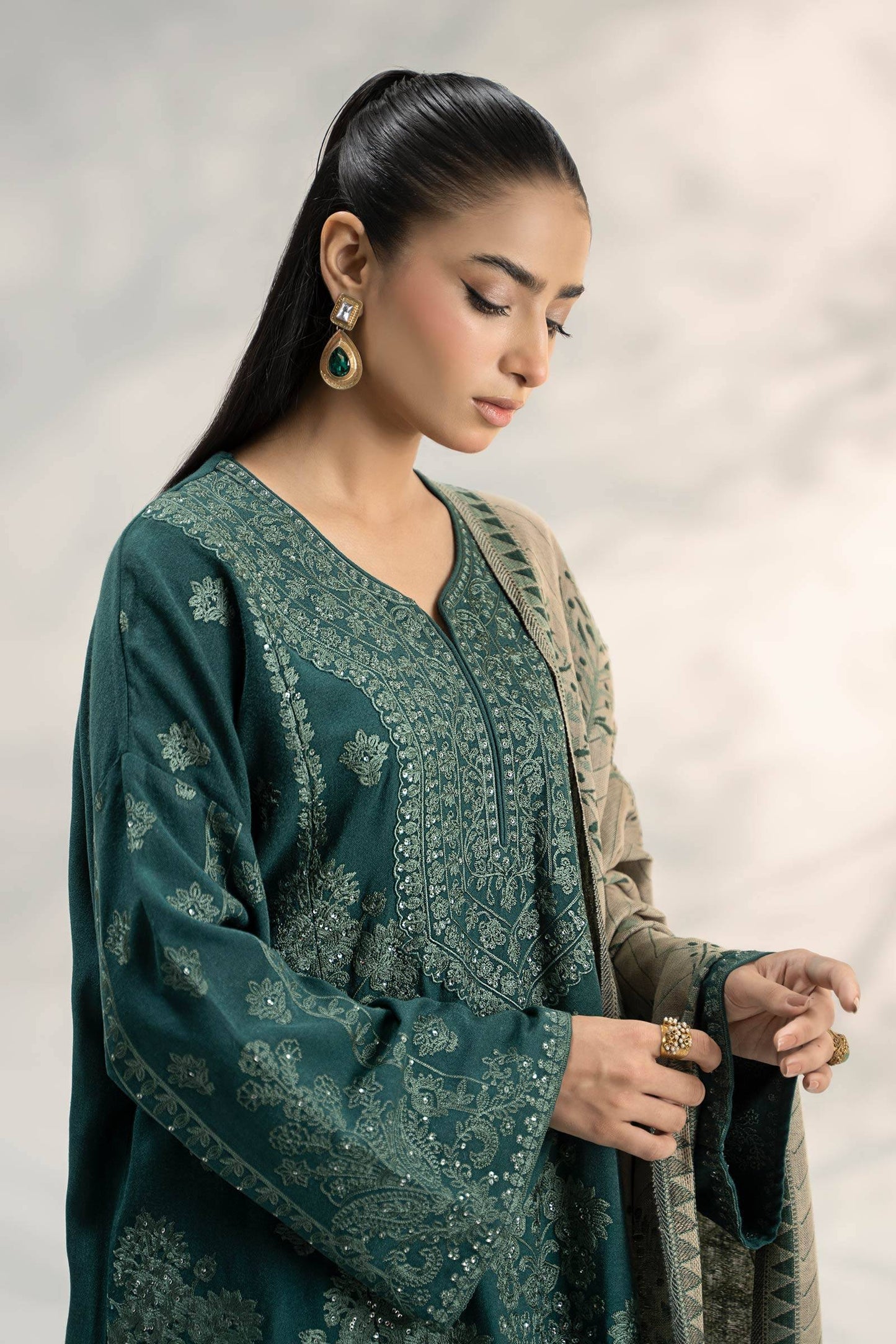 Maira B | Ready to Wear | DW-W24-14 by Maria Faisal - Registered Vendor of : Maria B - type : Wedding Dress - 100% original wedding dresses