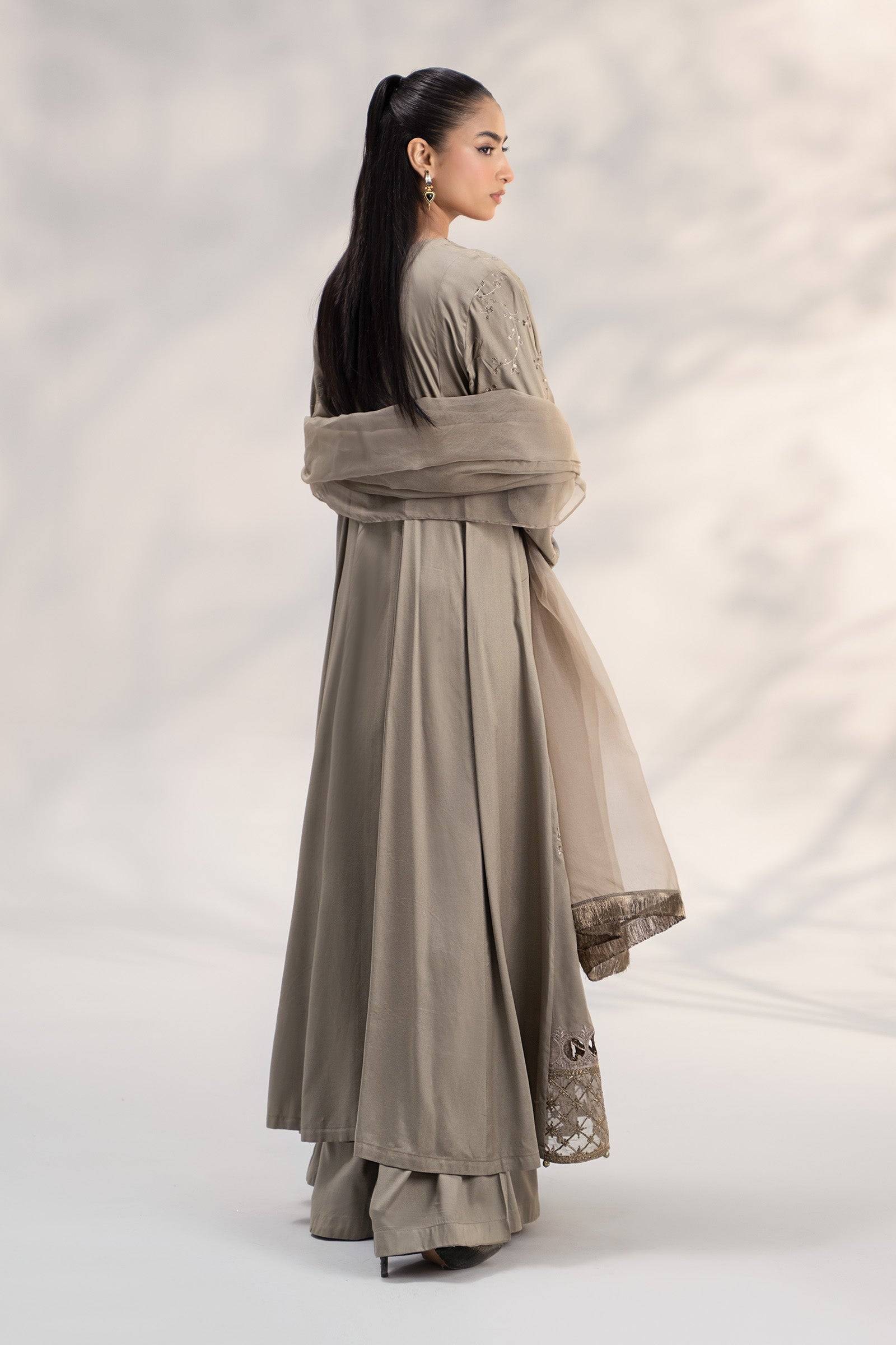 Maira B | Ready to Wear | DW-W24-159 Grey by Maria Faisal - Registered Vendor of : Maria B - type : Wedding Dress - 100% original wedding dresses