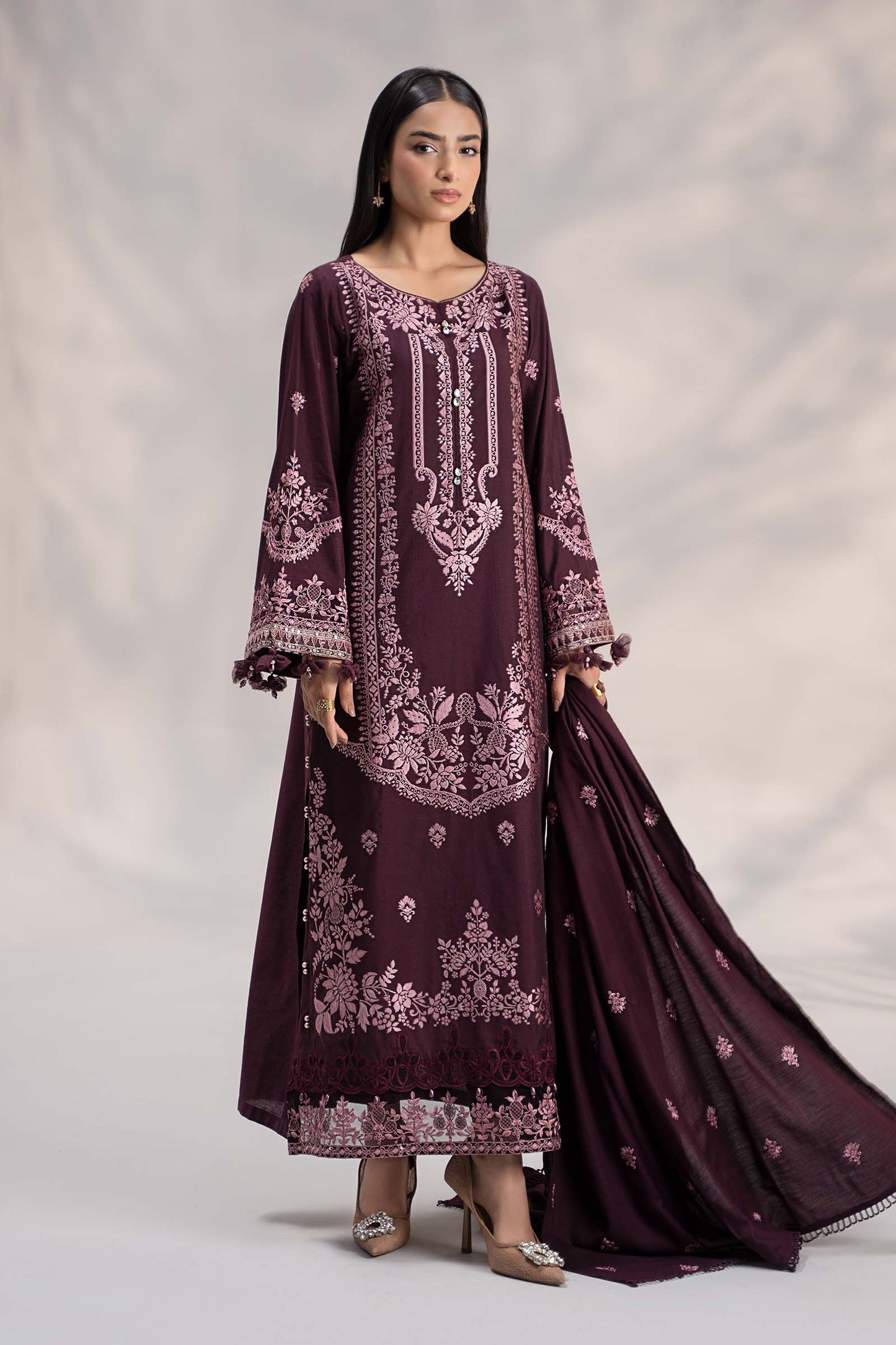 Maira B | Ready to Wear | DW-W24-21 by Maria Faisal - Registered Vendor of : Maria B - type : Wedding Dress - 100% original wedding dresses