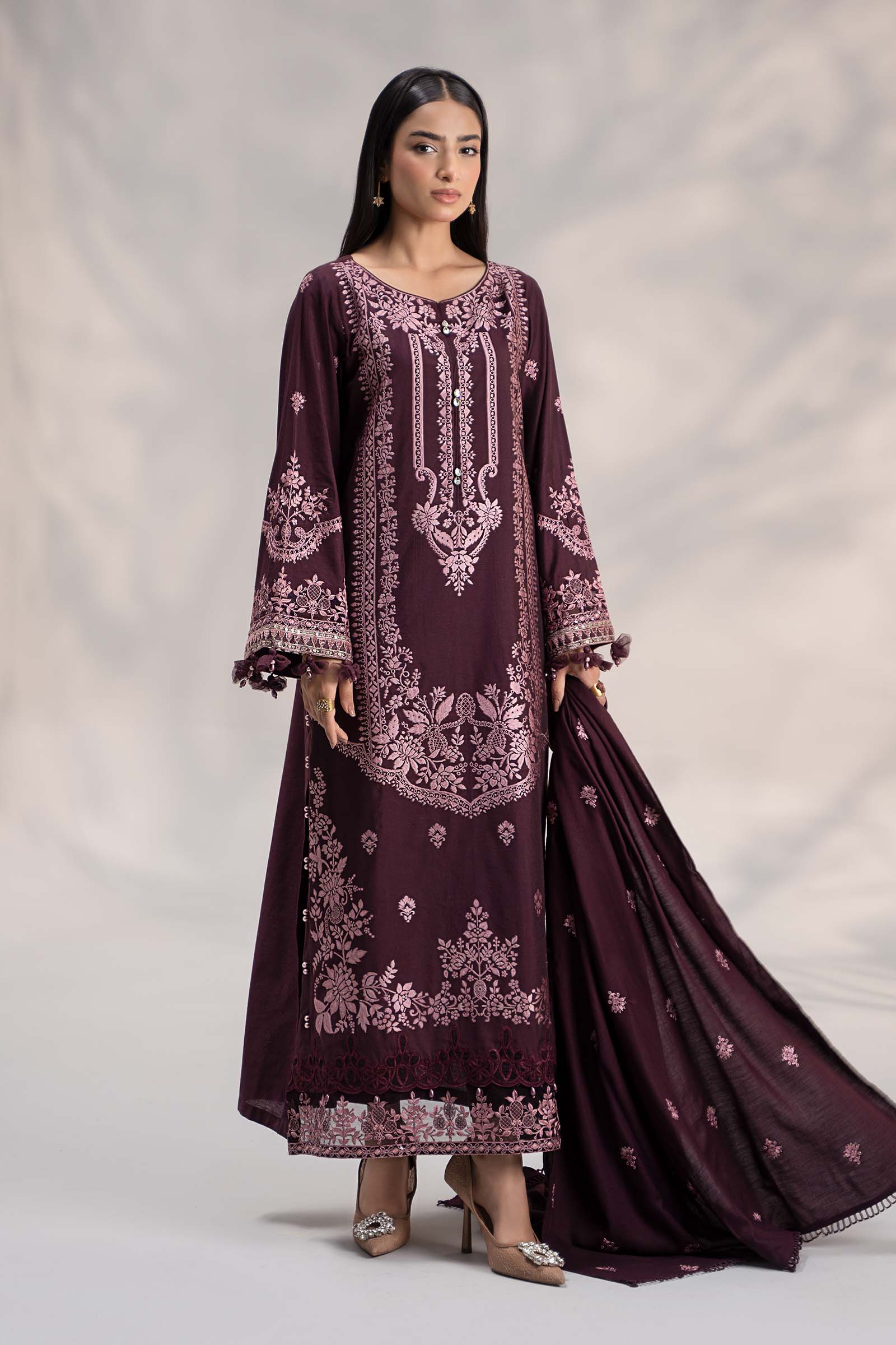 Maira B | Ready to Wear | DW-W24-21 by Maria Faisal - Registered Vendor of : Maria B - type : Wedding Dress - 100% original wedding dresses
