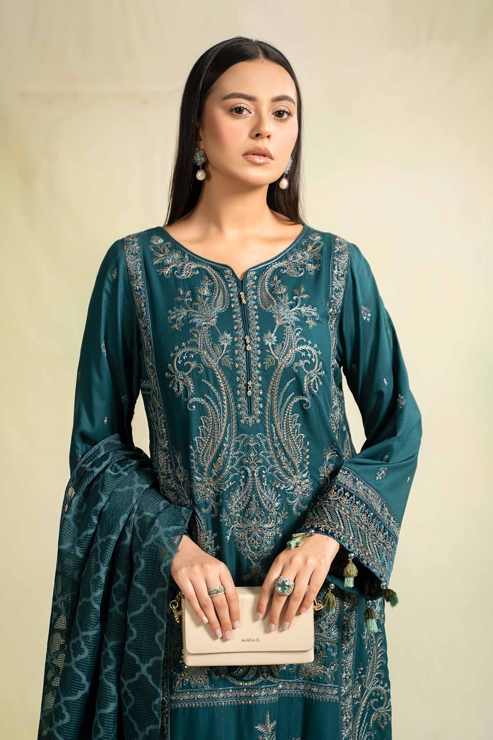 Maira B | Ready to Wear | DW-W24-22 by Maria Faisal - Registered Vendor of : Maria B - type : Wedding Dress - 100% original wedding dresses