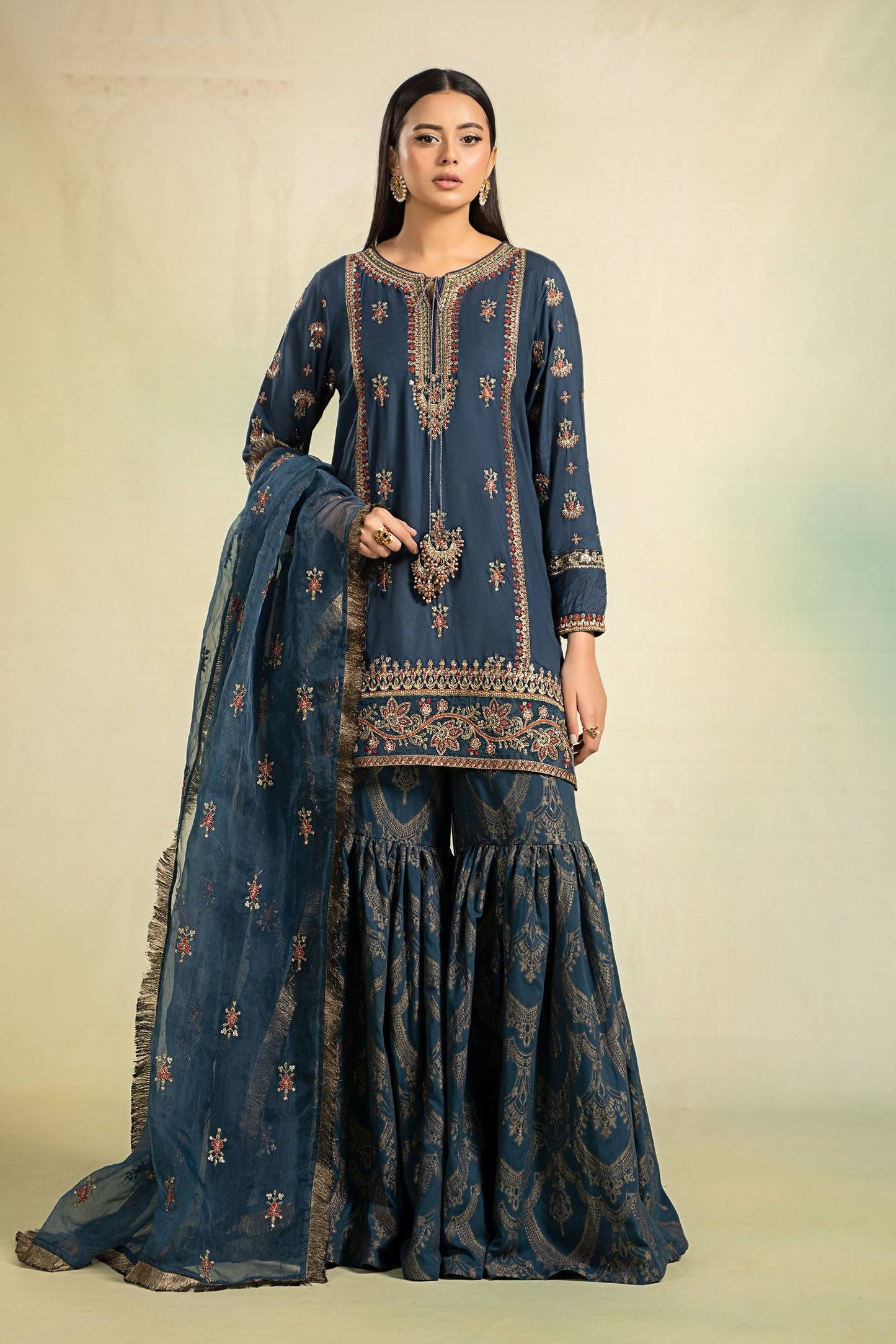 Maira B | Ready to Wear | DW-W24-25 by Maria Faisal - Registered Vendor of : Maria B - type : Wedding Dress - 100% original wedding dresses