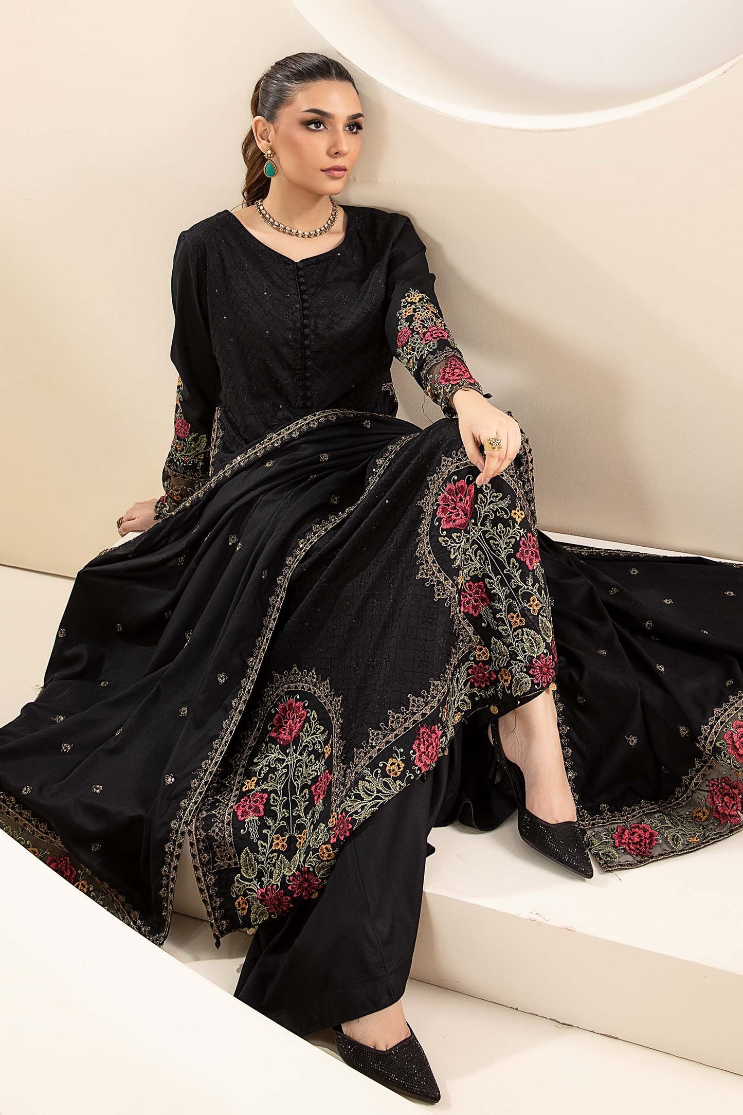 Maira B | Ready to Wear | DW-W24-45 by Maria Faisal - Registered Vendor of : Maria B - type : Wedding Dress - 100% original wedding dresses