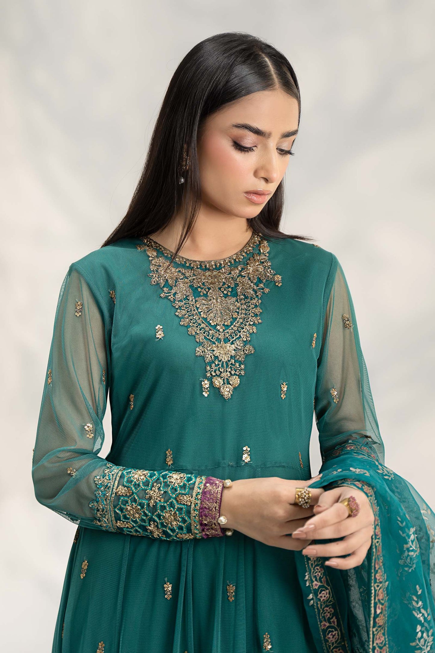 Maira B | Ready to Wear | DW-W24-66 by Maria Faisal - Registered Vendor of : Maria B - type : Wedding Dress - 100% original wedding dresses
