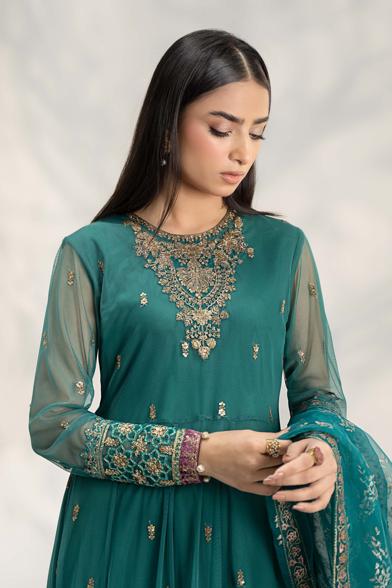 Maira B | Ready to Wear | DW-W24-66 by Maria Faisal - Registered Vendor of : Maria B - type : Wedding Dress - 100% original wedding dresses
