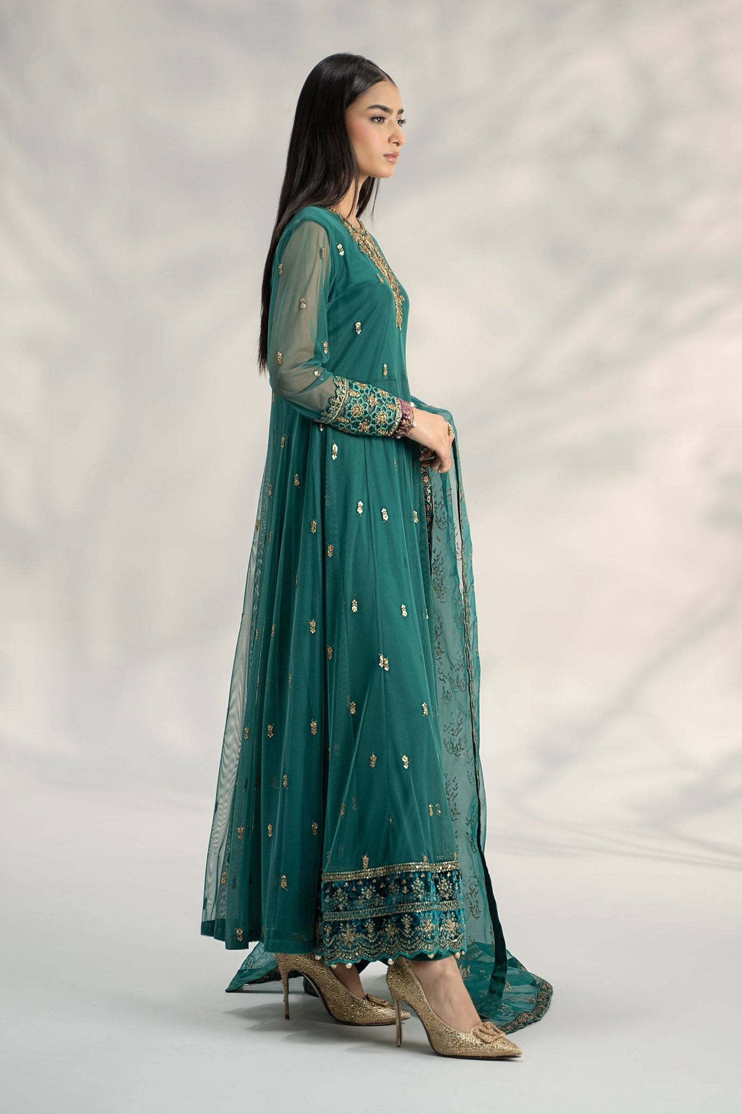 Maira B | Ready to Wear | DW-W24-66 by Maria Faisal - Registered Vendor of : Maria B - type : Wedding Dress - 100% original wedding dresses