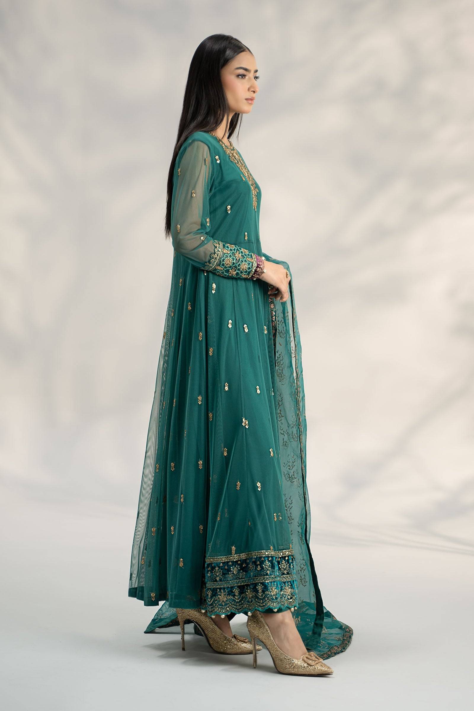 Maira B | Ready to Wear | DW-W24-66 by Maria Faisal - Registered Vendor of : Maria B - type : Wedding Dress - 100% original wedding dresses