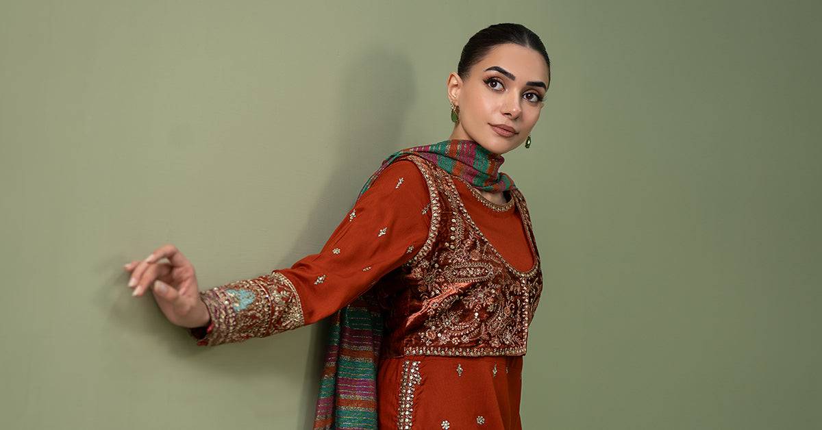 Maira B | Ready to Wear | DW-W24-67 by Maria Faisal - Registered Vendor of : Maria B - type : Wedding Dress - 100% original wedding dresses
