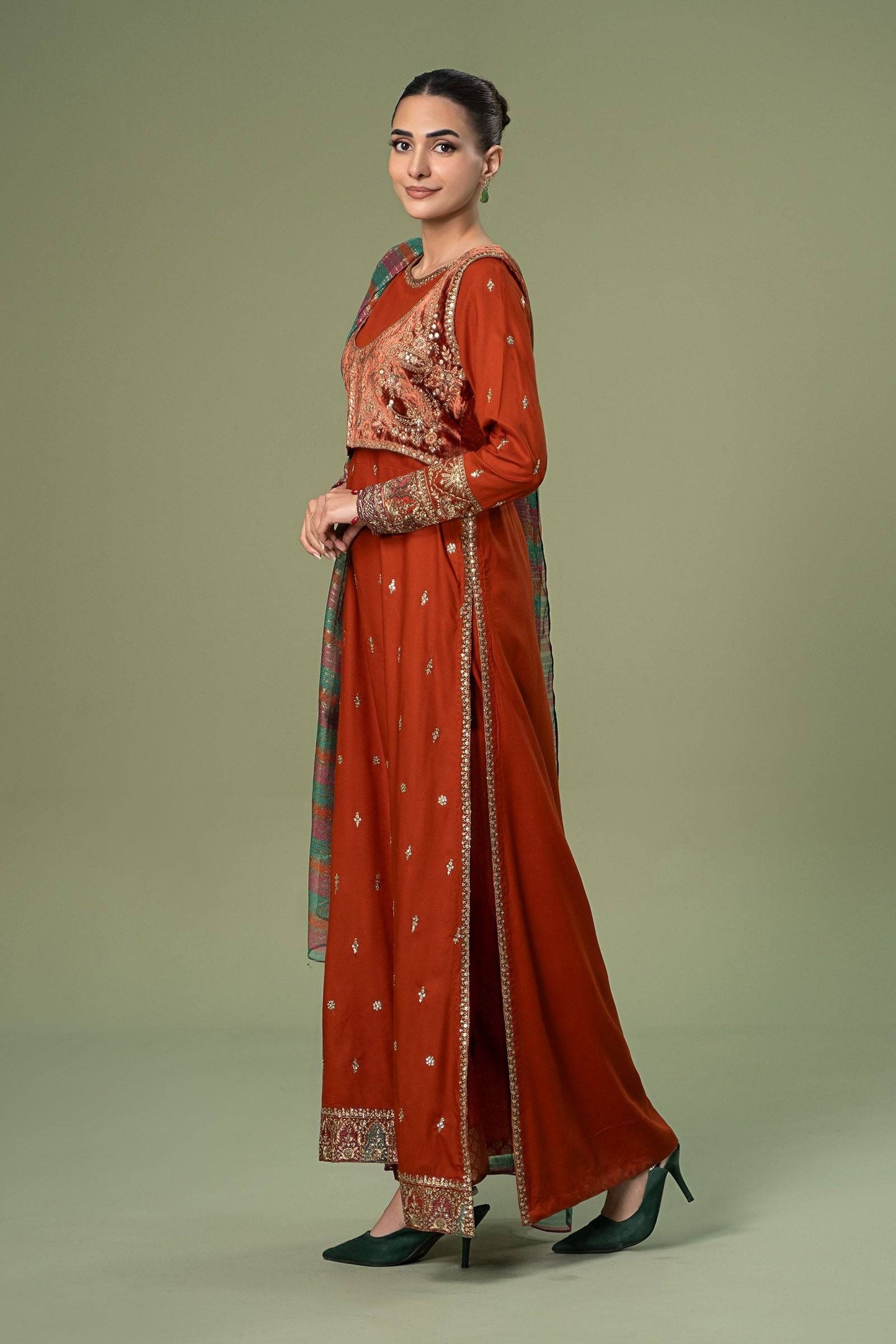 Maira B | Ready to Wear | DW-W24-67 by Maria Faisal - Registered Vendor of : Maria B - type : Wedding Dress - 100% original wedding dresses