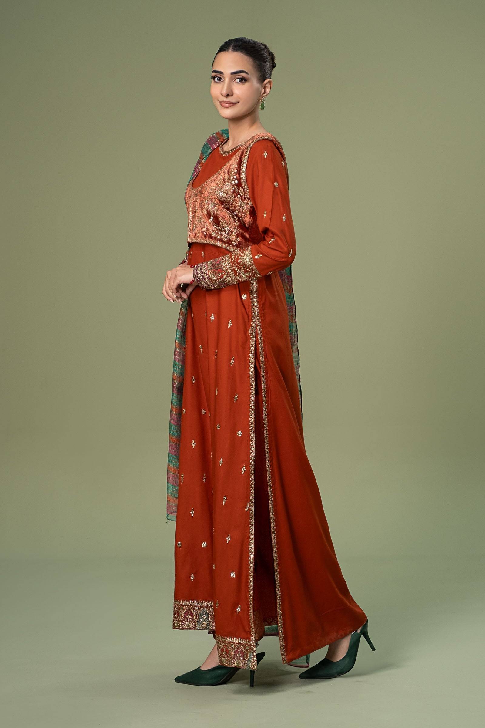 Maira B | Ready to Wear | DW-W24-67 by Maria Faisal - Registered Vendor of : Maria B - type : Wedding Dress - 100% original wedding dresses