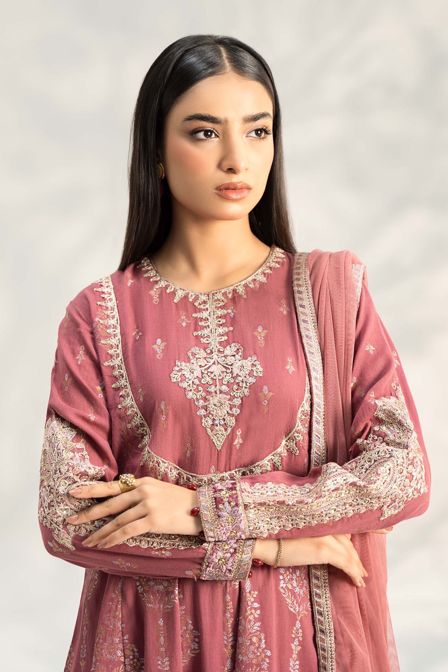 Maira B | Ready to Wear | DW-W24-81 by Maria Faisal - Registered Vendor of : Maria B - type : Wedding Dress - 100% original wedding dresses