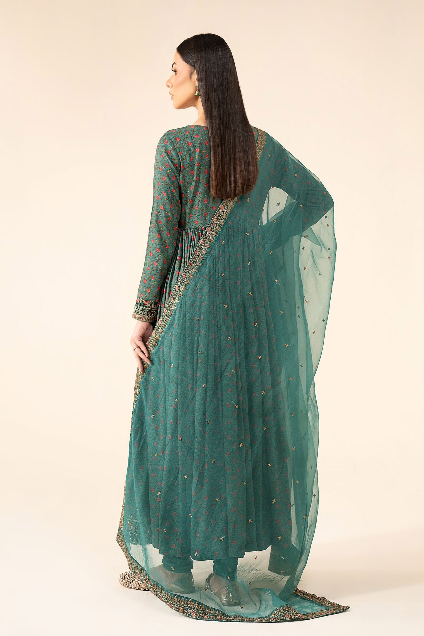 Maria B | Eid Festive Pret | DW-W25-25 - Luxury Dress - available at Maria Faisal in UK and USA.