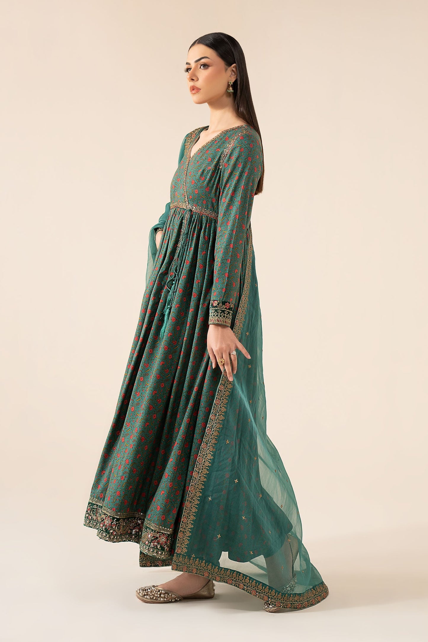 Maria B | Eid Festive Pret | DW-W25-25 - Luxury Dress - available at Maria Faisal in UK and USA.