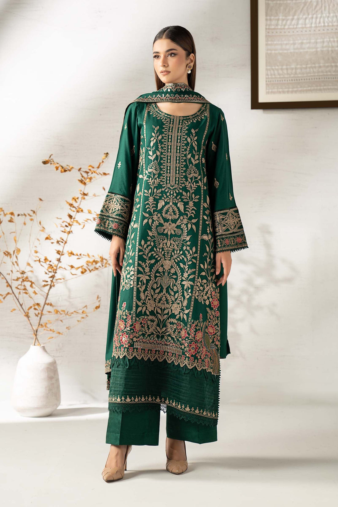 Maria B | Pre fall Dresses | DW-W25-32 G - Ladies Clothes - Maria Faisal