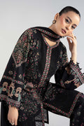 Maria B | Luxury Winter Pret 25 | DW-W25-35-Black - Ladies Clothes - Maria Faisal