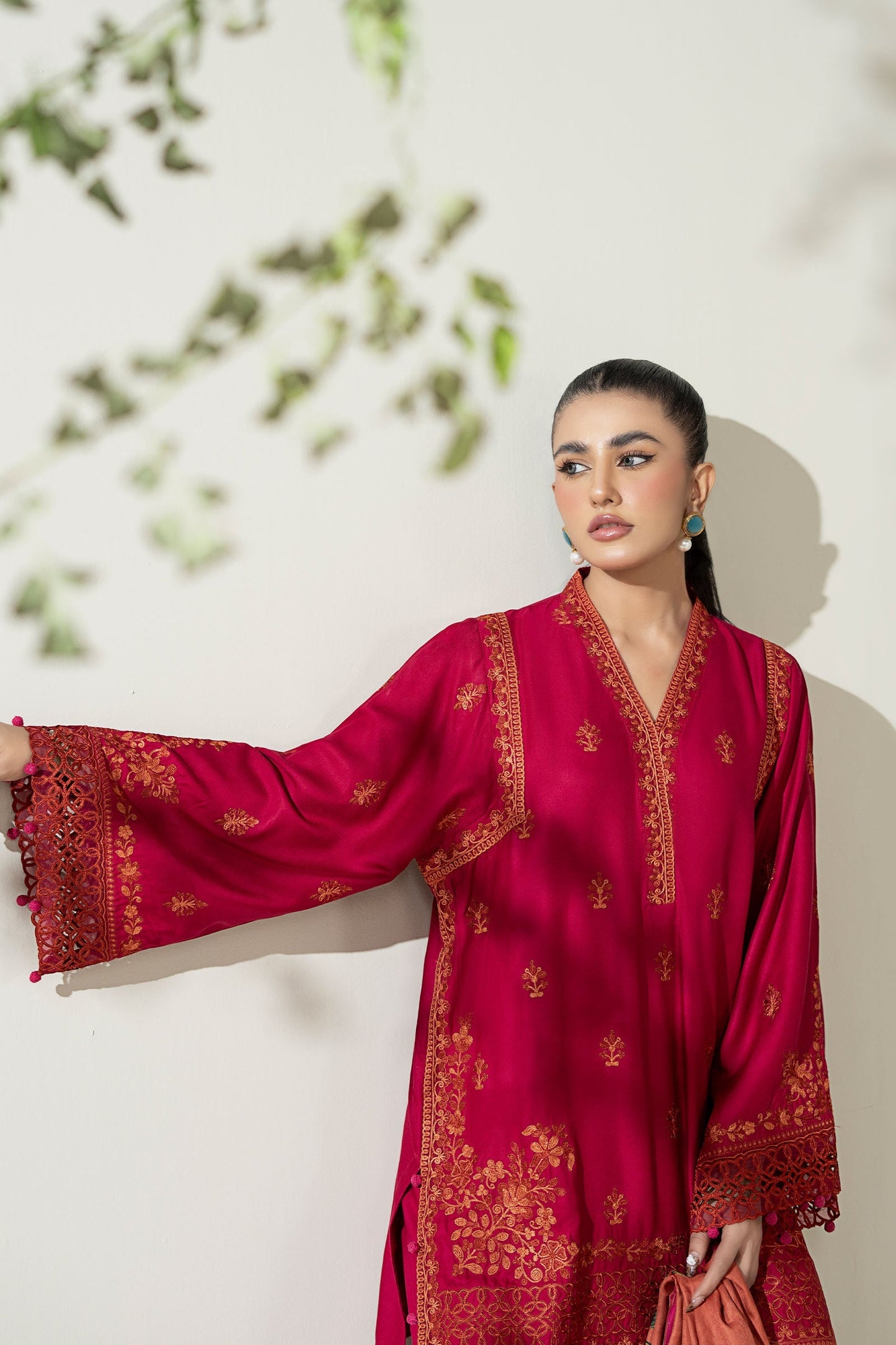 Maria B | Pre Fall Dresses | 3 Piece Embroidered Marina Suit XX - Ladies Clothes - Maria Faisal