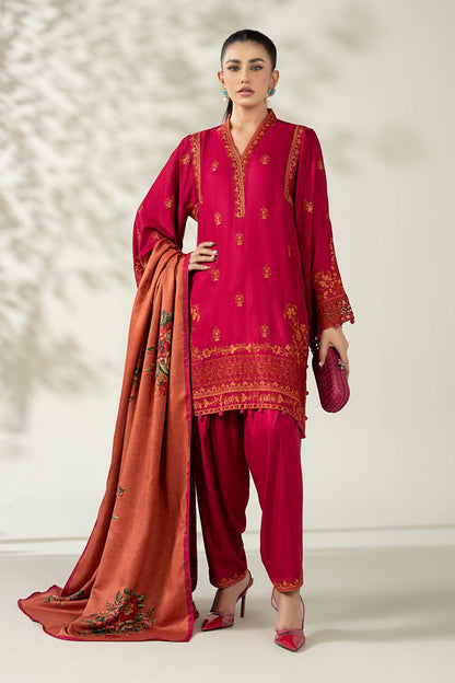 Maria B | Pre Fall Dresses | 3 Piece Embroidered Marina Suit XX - Ladies Clothes - Maria Faisal