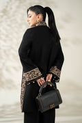 Maria B | Luxury Winter Pret 25 | DW-W25-49-Black - Ladies Clothes - Maria Faisal