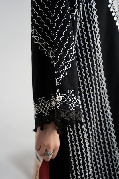 Maria B | Luxury Winter Pret 25 | DW-W25-51-Black - Ladies Clothes - Maria Faisal