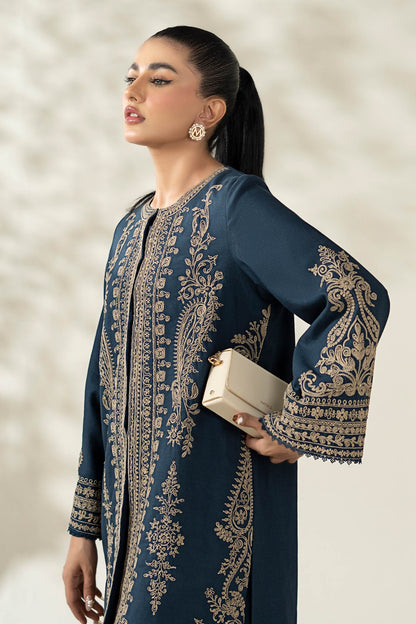 Maria B | Pre Fall Dresses | 3 Piece Embroidered Khaddar Suit ZA - Ladies Clothes - Maria Faisal