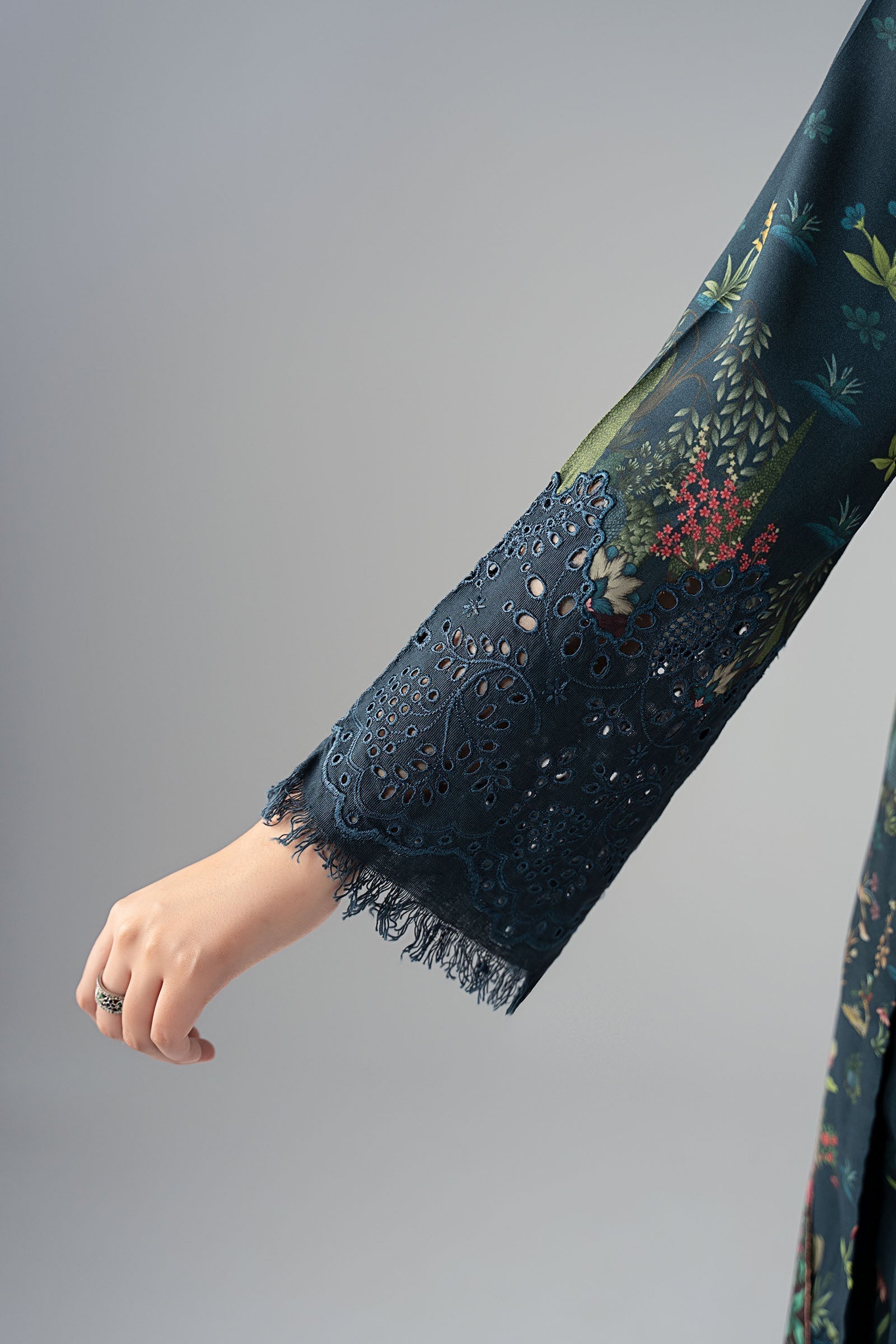 Maria B | Luxury Winter Pret 25 | DW-W25-59-Teal - Ladies Clothes - Maria Faisal