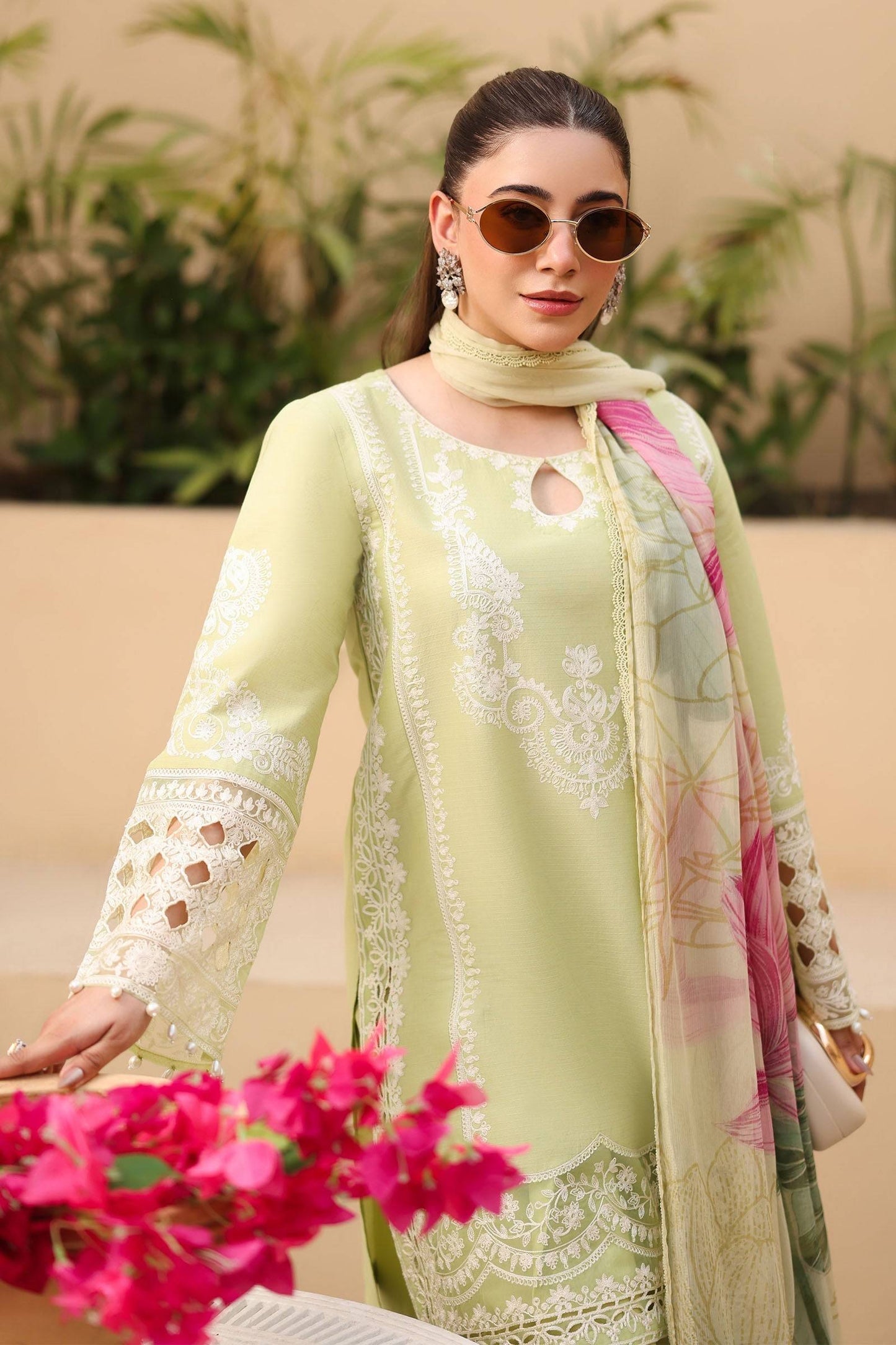 Maria B | Luxury Pret 25 | DW-EA25-66 by Maria Faisal - Registered Vendor of : Maria B - type : Ladies Clothes - 100% original wedding dresses