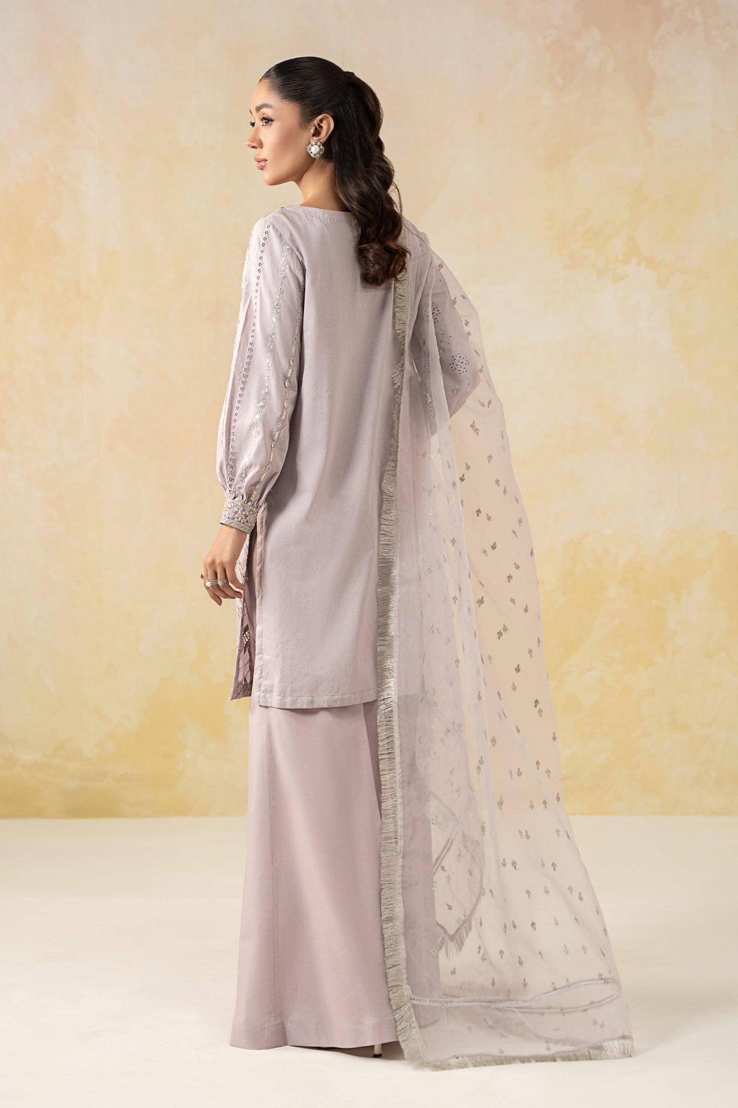 Maira B | Ready to Wear | DW-EF25-28 Lilac by Maria Faisal - Registered Vendor of : Maria B - type : Wedding Dress - 100% original wedding dresses