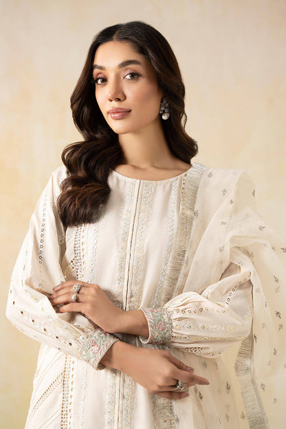 Maira B | Ready to Wear | DW-EF25-28 Off White by Maria Faisal - Registered Vendor of : Maria B - type : Wedding Dress - 100% original wedding dresses