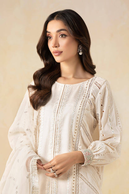 Maira B | Ready to Wear | DW-EF25-28 Off White by Maria Faisal - Registered Vendor of : Maria B - type : Wedding Dress - 100% original wedding dresses