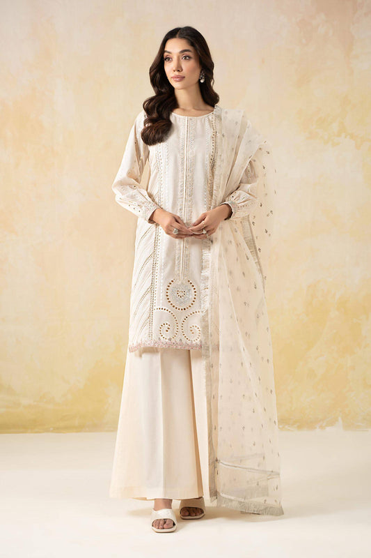 Maira B | Ready to Wear | DW-EF25-28 Off White by Maria Faisal - Registered Vendor of : Maria B - type : Wedding Dress - 100% original wedding dresses