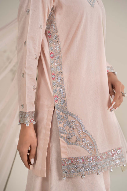 Maira B | Ready to Wear | DW-EF25-61 Pink by Maria Faisal - Registered Vendor of : Maria B - type : Wedding Dress - 100% original wedding dresses