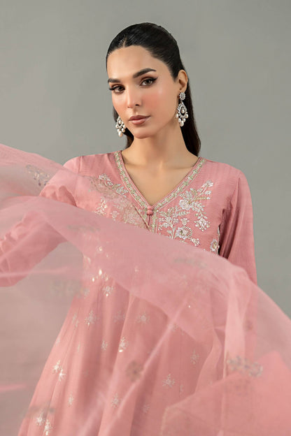Maira B | Ready to Wear | DW-EF25-76 Pink by Maria Faisal - Registered Vendor of : Maria B - type : Wedding Dress - 100% original wedding dresses