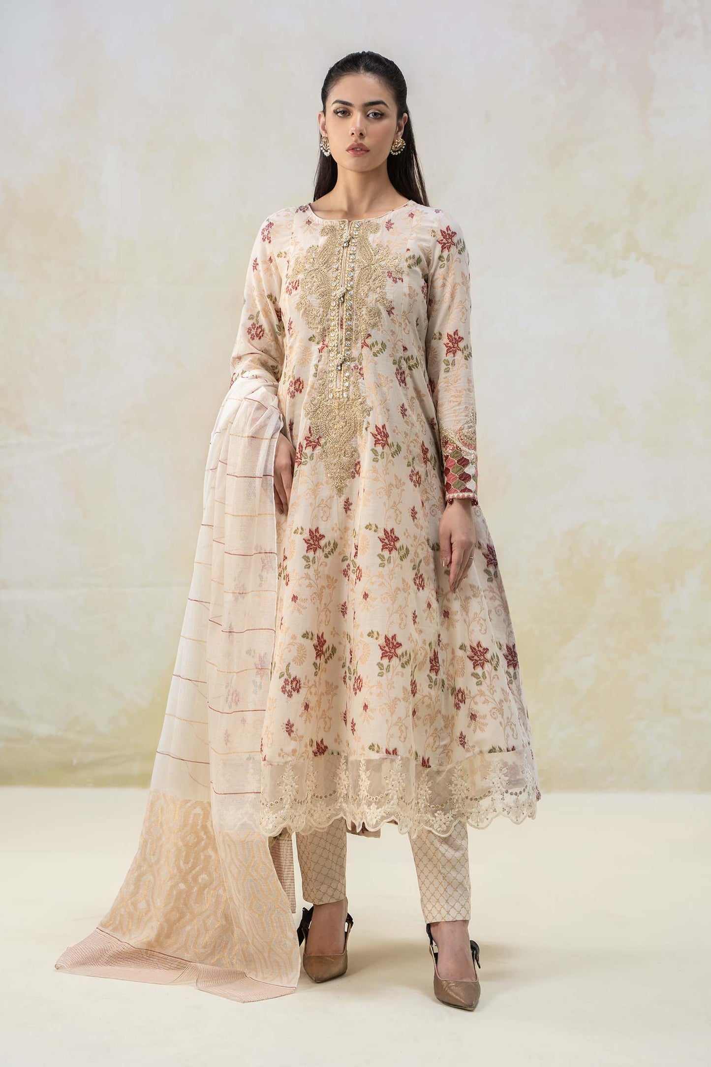 Maira B | Ready to Wear | DW-EF22-23R1 by Maria Faisal - Registered Vendor of : Maria B - type : Wedding Dress - 100% original wedding dresses