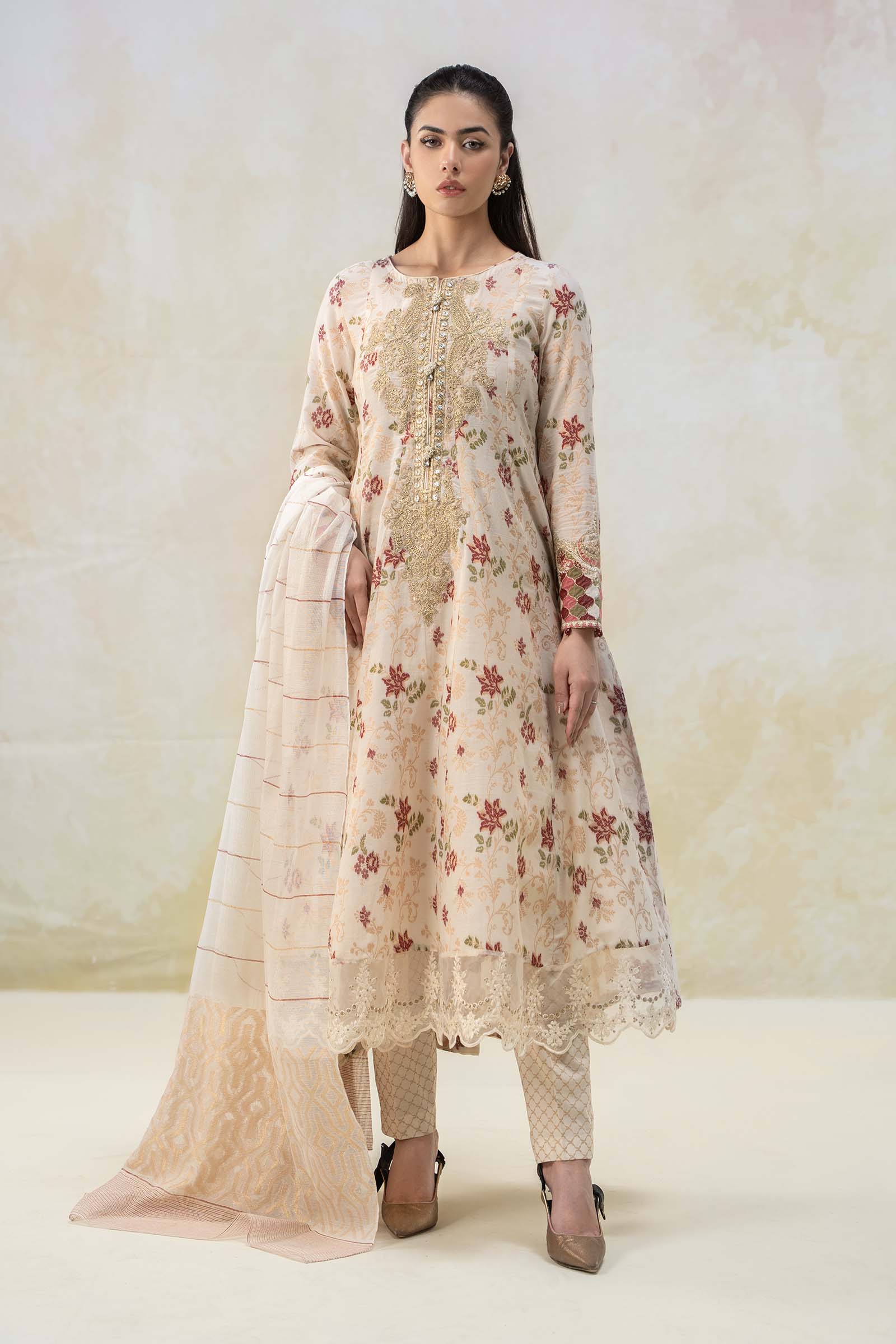 Maira B | Ready to Wear | DW-EF22-23R1 by Maria Faisal - Registered Vendor of : Maria B - type : Wedding Dress - 100% original wedding dresses