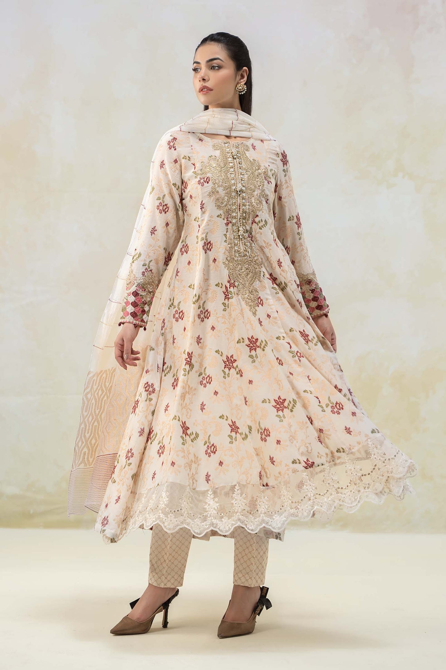 Maira B | Ready to Wear | DW-EF22-23R1 by Maria Faisal - Registered Vendor of : Maria B - type : Wedding Dress - 100% original wedding dresses