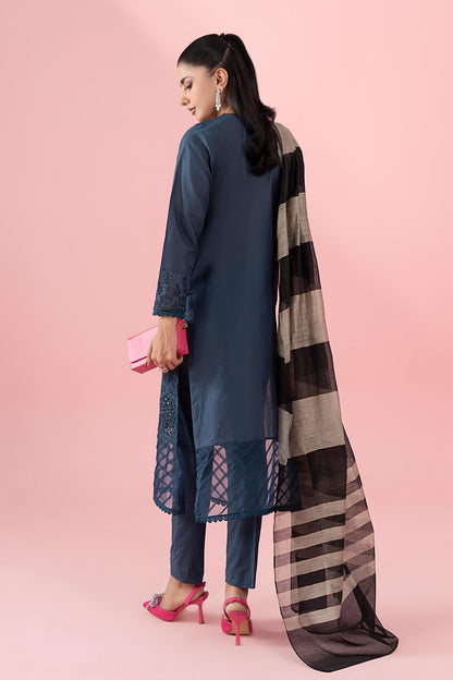 Maria B | Eid Collection 2026 | Dw-Ef22-41R1 Teal - Luxury Dress - available at Maria Faisal in UK and USA.