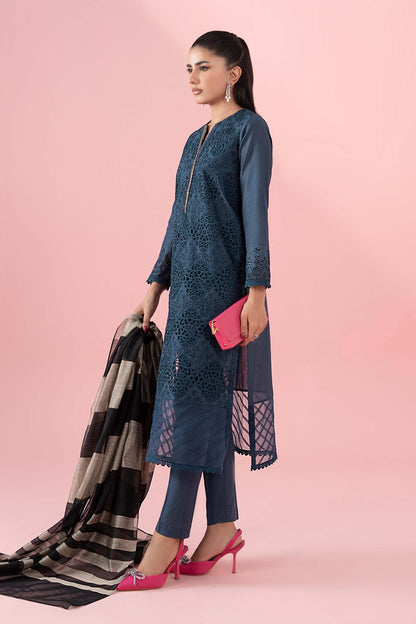 Maria B | Eid Collection 2026 | Dw-Ef22-41R1 Teal - Luxury Dress - available at Maria Faisal in UK and USA.