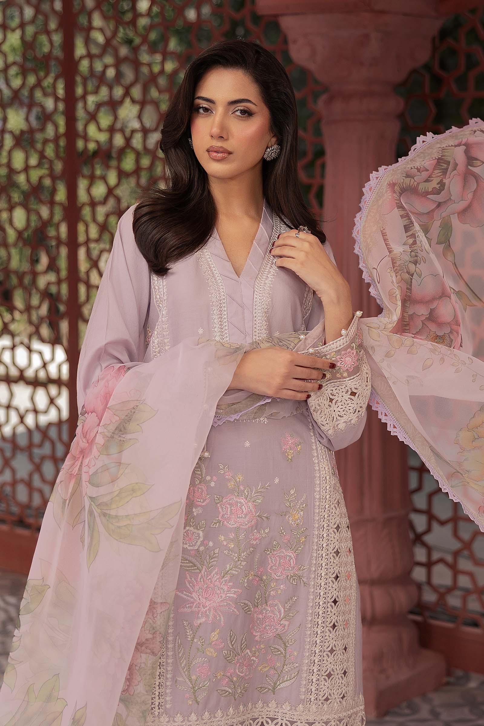 Maria B | Luxury Pret 25 | DW-EF25-151 by Maria Faisal - Registered Vendor of : Maria B - type : Ladies Clothes - 100% original wedding dresses